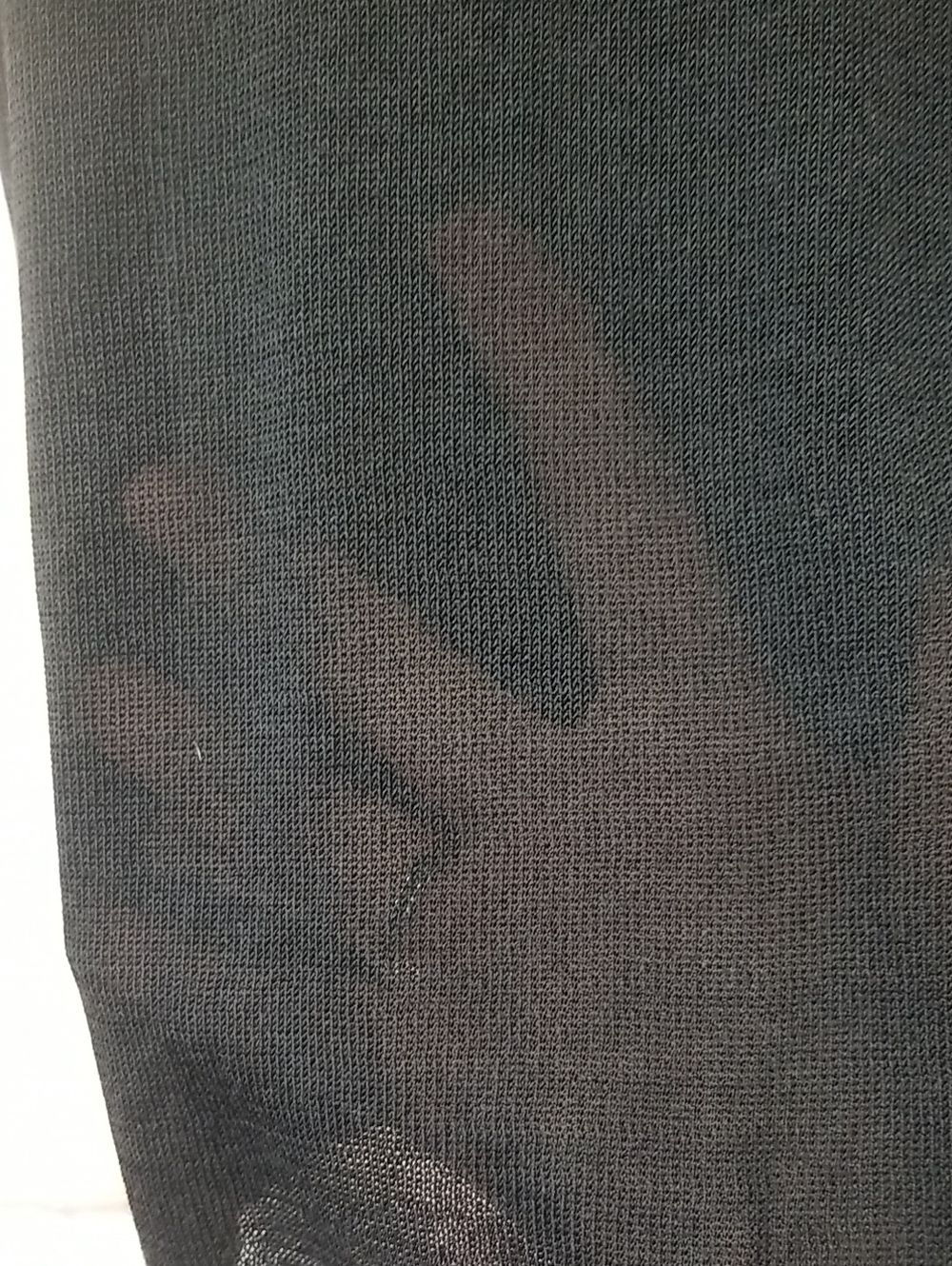 adidas Black Long Sleeve Tee with White Signature Stripes 1 Sleeve - Picture 6 of 7